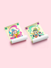 MeeGo New Year Door God Set A3 - Door Stickers & Postcards Pair