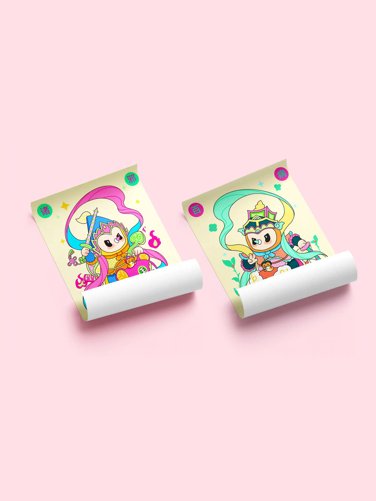 MeeGo-New Year Door God Set